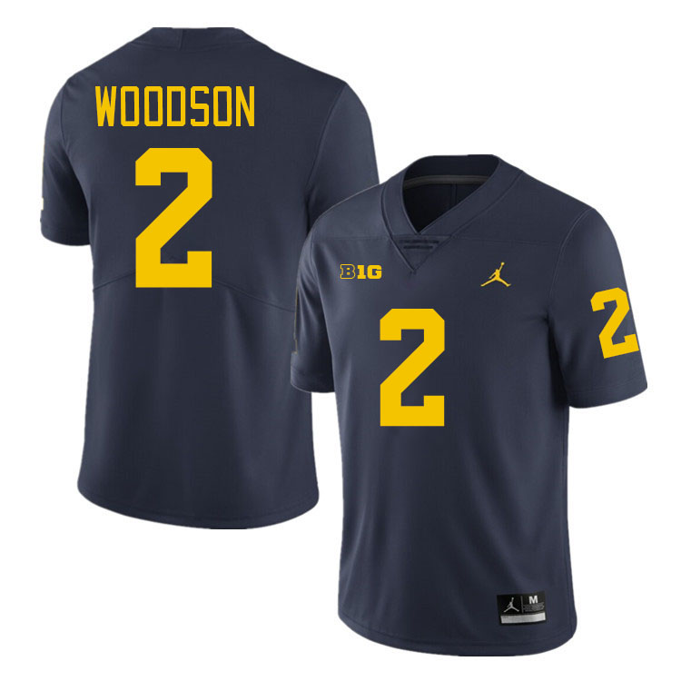 Charles Woodson Michigan Jersey,Michigan Wolverines #2 Charles Woodson Jersey Youth-Navy